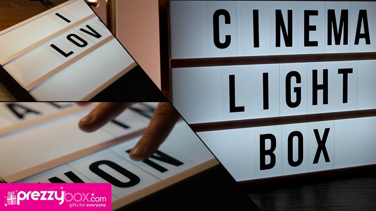 Cinema Light Box - See Your Name In Lights!