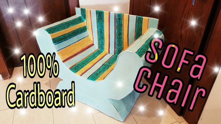 DIY: Cardboard Furniture. Cardboard Chair.Sofa, how to make :