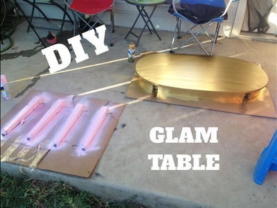 DIY | CENTER GLAM TABLE