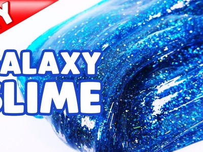 DIY Galaxy Glitter Slime | MonsterKids