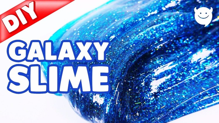 DIY Galaxy Glitter Slime | MonsterKids