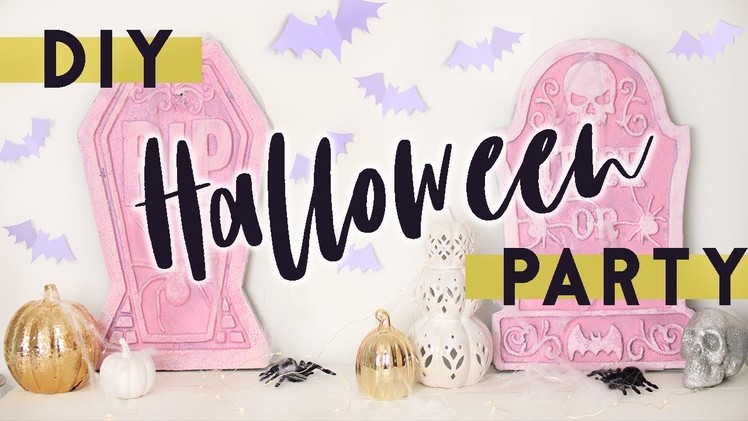 DIY Halloween Party on a Budget! EASY DIY Halloween Party Decorations and Treats for 2017