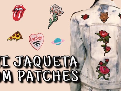 DIY Jaqueta Jeans Customizada Com Patches