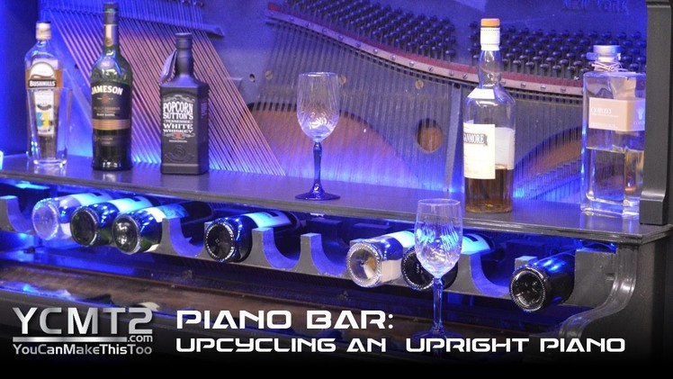 DIY Piano Bar: Upcycled Upright Piano Build