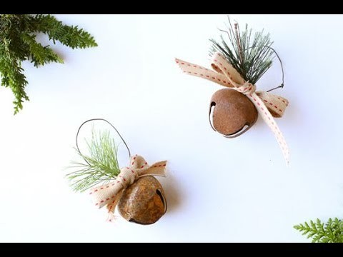 DIY Primitive Jingle Bell Ornament Tutorial