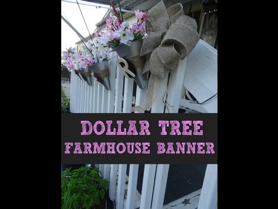 Dollar Tree Farmhouse Banner