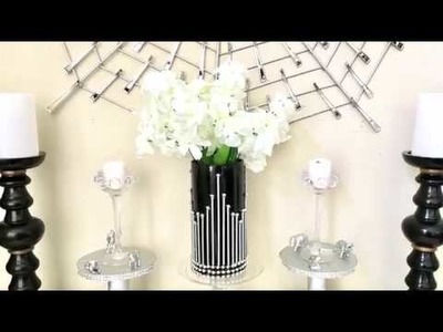 Easy And Cheap DIY Decor Vase $2!!! with Dollar Store Items.