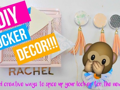 Easy and Fun Back to School Locker Decorations 2016-2017!!! ~ #Ready4SchoolwithRachel