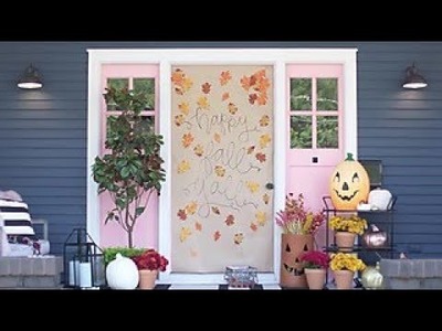 Easy Halloween Front Door Decor - HGTV