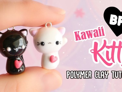 Easy Kawaii Cats│Polymer Clay BFF Charm Tutorial