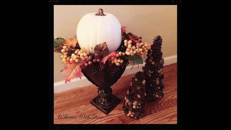 Fall Planter Upcycle & Taking advantage of "prime" real estate space in your home!