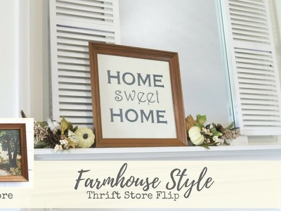 Farmhouse Thrift Store Flip | DIY Farmhouse Sign