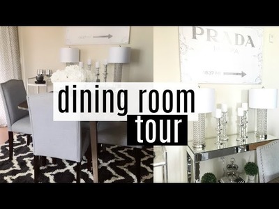 GLAM DINING ROOM TOUR