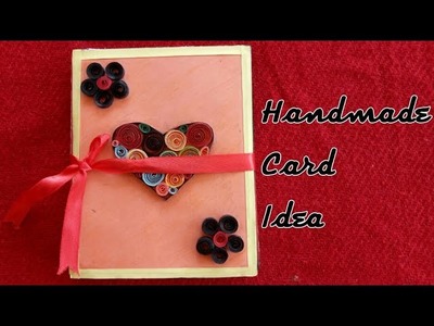 Handmade Card Idea. Birthday Card. Card with quilling paper