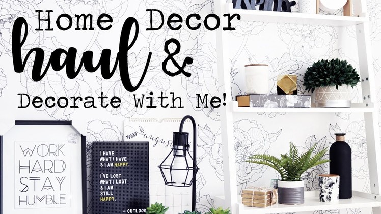 Home Decor Haul & Decorate With Me! || Homesense, B&BW & More!