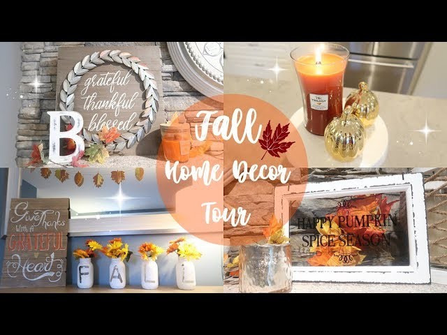HOME TOUR 2017. FALL HOME DECOR TOUR PART 1. BEAUTY AND THE BEASTONS
