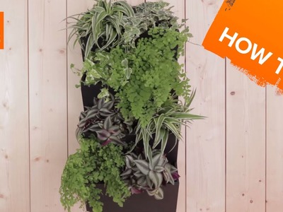 How to create a vertical planter