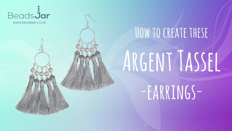 How to create these Argent Tassel earrings