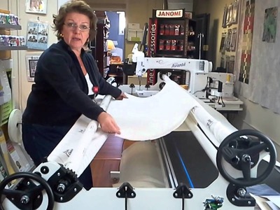 How to load a quilt on your Handiquilter longarm.