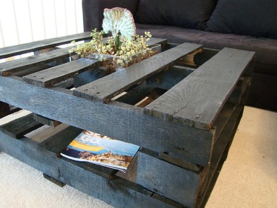 How to Make a Coffee Table Out of Pallets
