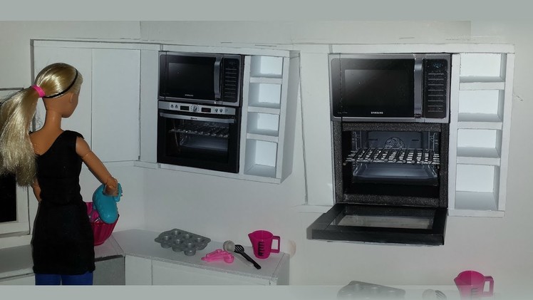 How to make a Doll Oven and Microwave