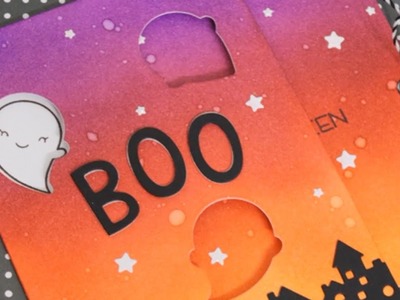 How to make a Halloween slider card