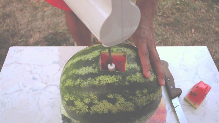 How to make a refreshing watermelon drink