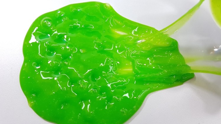 How To Make Basic Slime For Beginners Without Borax, Detergent, Shampoo. .