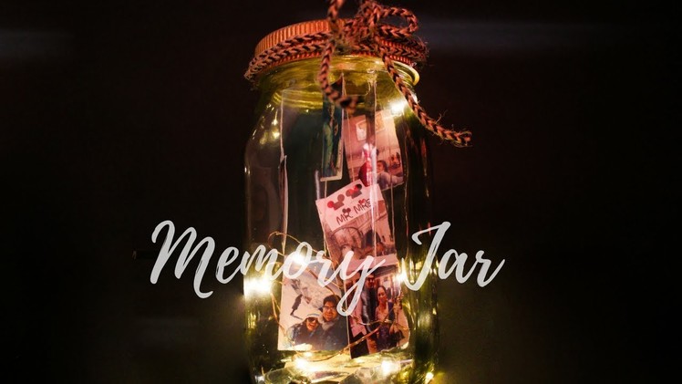 How to make fairy lights photograph Memory Jar | Amazing gift idea for Christmas