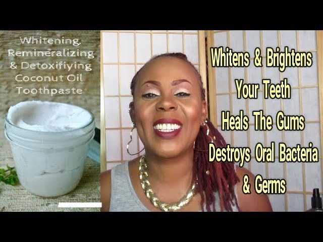 How To Make Your Own Natural Whitening & Detoxifying Toothpaste