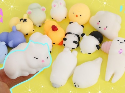 Huge Healing Toys Haul.Mochi Animals Stretchy Squishy Squeeze.Oddly Satisfying Stress Relief