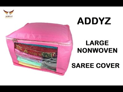 Large Non-Woven Saree Salwar Bedsheet Cover from ADDYZ - Cheapest & Best Home Storage Solution