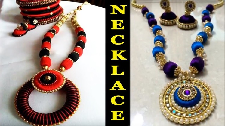 Latest Model Silk Thread Jewellery Design 2017 | Necklace