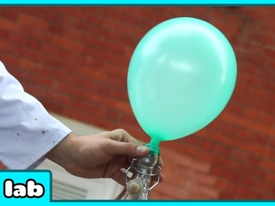 Look at this Balloon! Now Look How I Make it Float in air without Helium - HooplaKidzLab