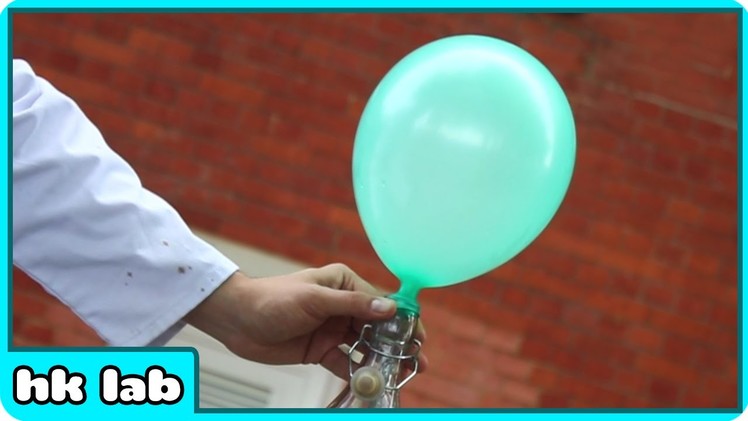 Look at this Balloon! Now Look How I Make it Float in air without Helium - HooplaKidzLab