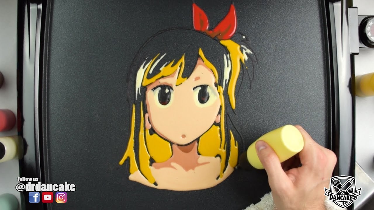 Lucy Heartfilia Fairy Tail Pancake Art