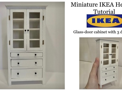 Miniature IKEA Hemnes Cabinet Tutorial