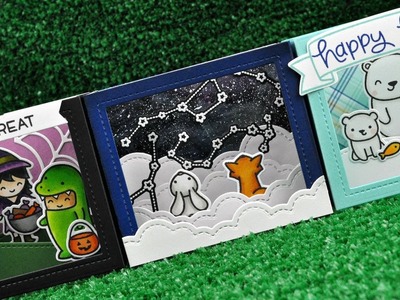 NEW Lawn Fawn Fall & Winter Products are HERE + Intro to Shadow Box Cards