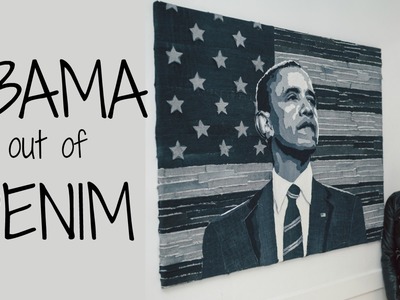 OBAMA canvas out of DENIM JEANS | sew&tell
