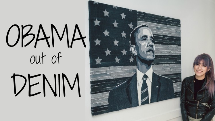 OBAMA canvas out of DENIM JEANS | sew&tell