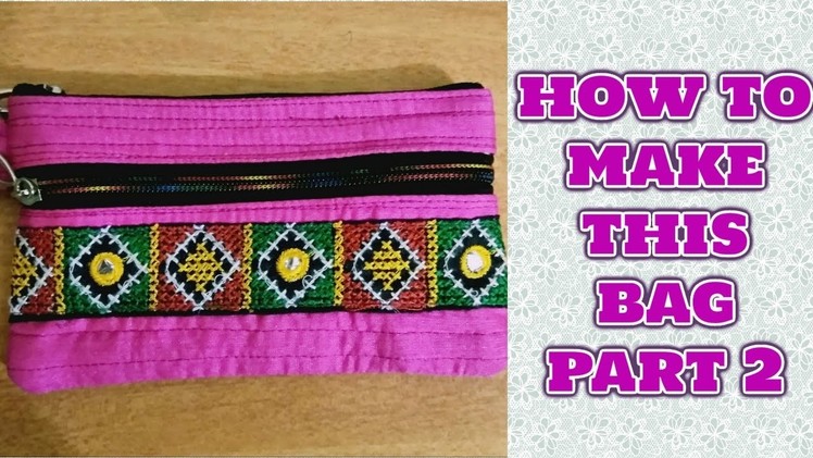 Part 2 ( sewing )How to made small ladies purse in hindi