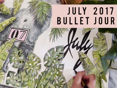 PLAN WITH ME | JULY 2017 BULLET JOURNAL | ANN LE ????