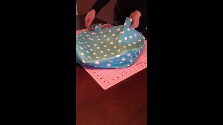 Quick and simple tote bag with boxed corners