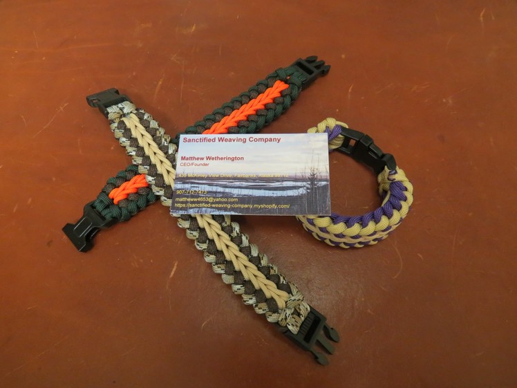 Sanctified Weaving Co. Paracord Bracelets: Gear With Grace