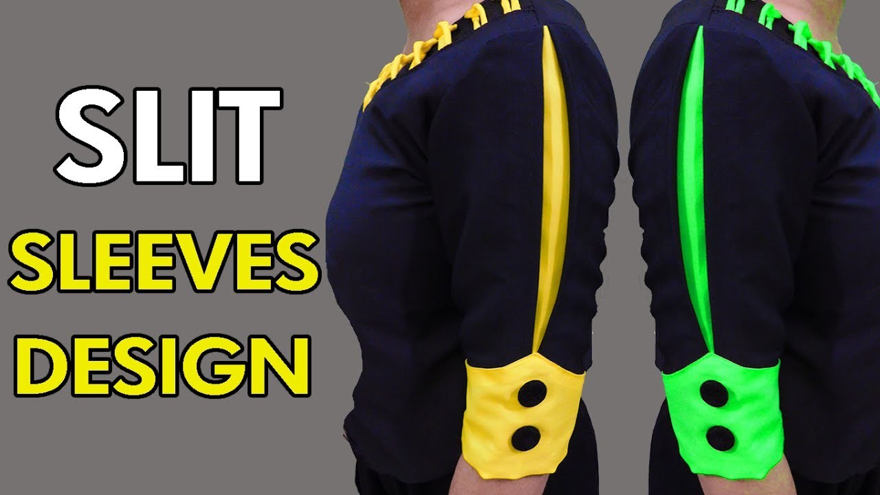 sleeves with slits in arms