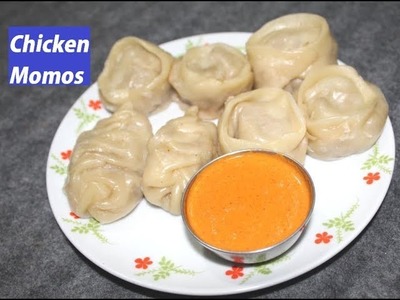 SPICY Chicken Momos | 3 Ways Of Binding CHICKEN Dumplings | Chicken Dimsum