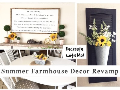 Summer Farmhouse Decor Tour | Decorate with Me! | Momma From Scratch