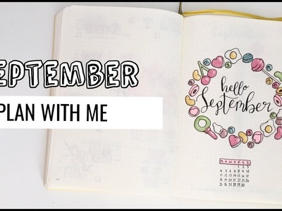 SWEETEST BULLET JOURNAL EVER! September Plan With Me |