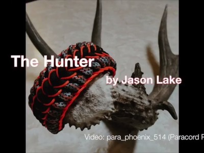 The Hunter Paracord Bracelet design by Jason Lake  without buckle.