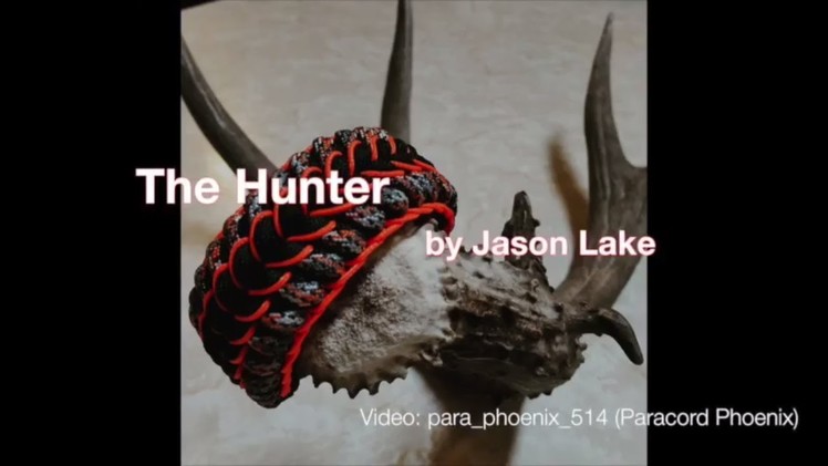 The Hunter Paracord Bracelet design by Jason Lake  without buckle.